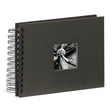 Hama Spiralalbum Fine Art 24 x 17 cm 50 schwarze Seiten #039;s schwarz