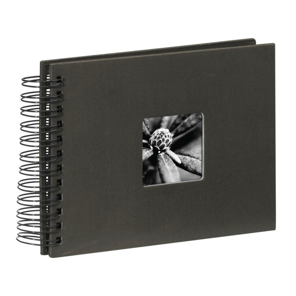Hama Spiralalbum Fine Art 24 x 17 cm 50 schwarze Seiten #039;s schwarz