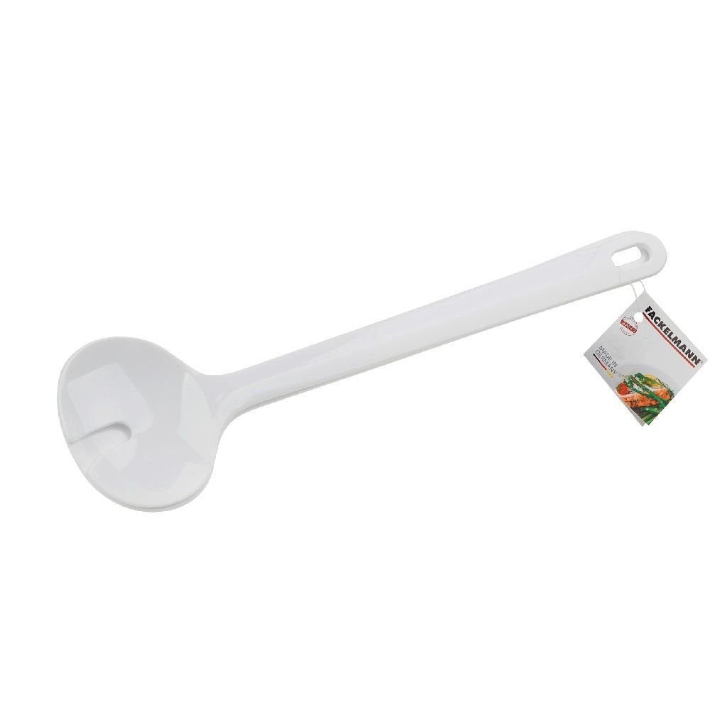 Fackelmann Basic Salatbesteck 26 cm weiß San-Kunststoff 2-teilig