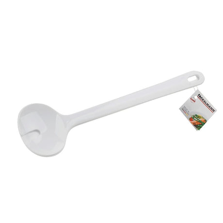 Fackelmann Basic Salatbesteck 26 cm weiß San-Kunststoff 2-teilig