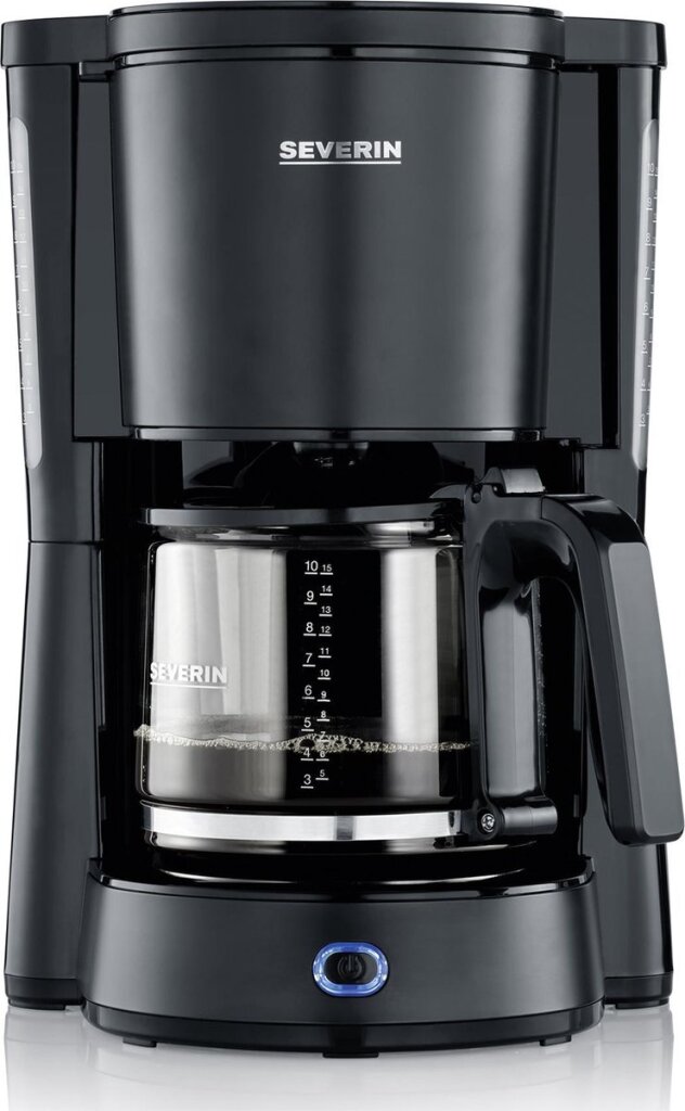 Severin ka 9554 Kaffeemaschine aus dunklem Edelstahl