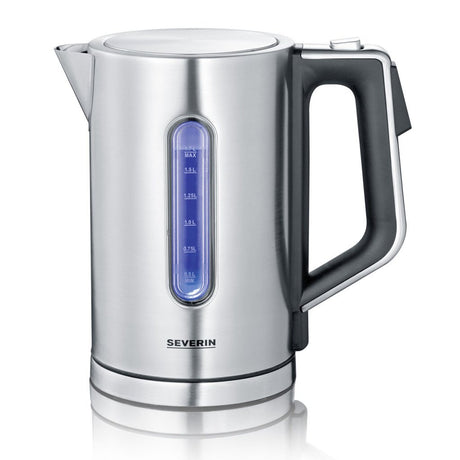Severin wk3418 Wasserkocher 1,7l 3000w Edelstahl schwarz