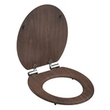 Schütte Schütte Toilettensitz Soft-close-close-dunkler Holz MDF
