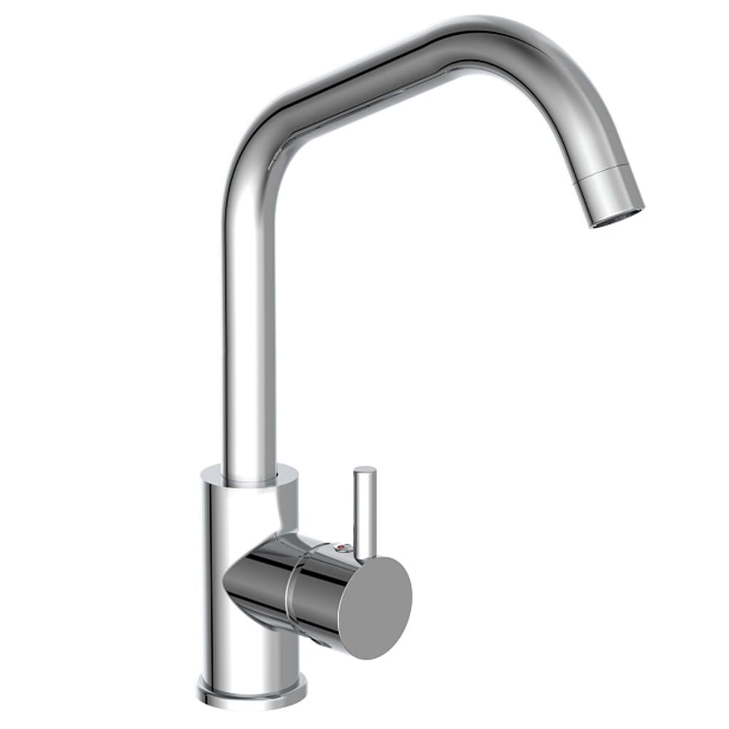 Schütte Schütte One -Button -Mixer mit einem hohen Ausguss Casalla Chrom -Colored