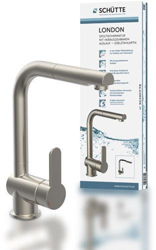 Schütte Schütte Eenknops Mixer London Edelstahl