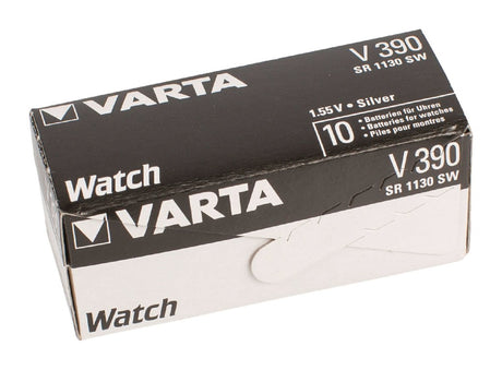 Varta v390 Knopfzellenbatterie Silber