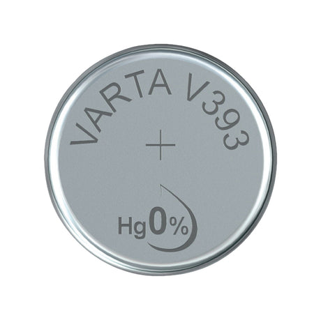 Varta v393 Knopfzellenbatterie Silber
