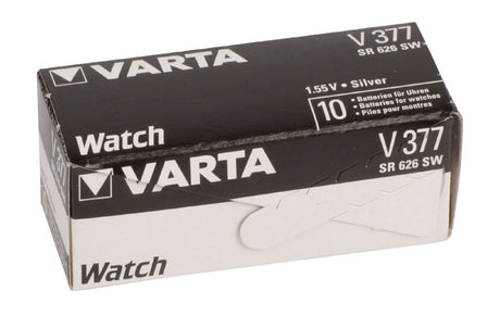 Varta v377 Knopfzellenbatterie Silber