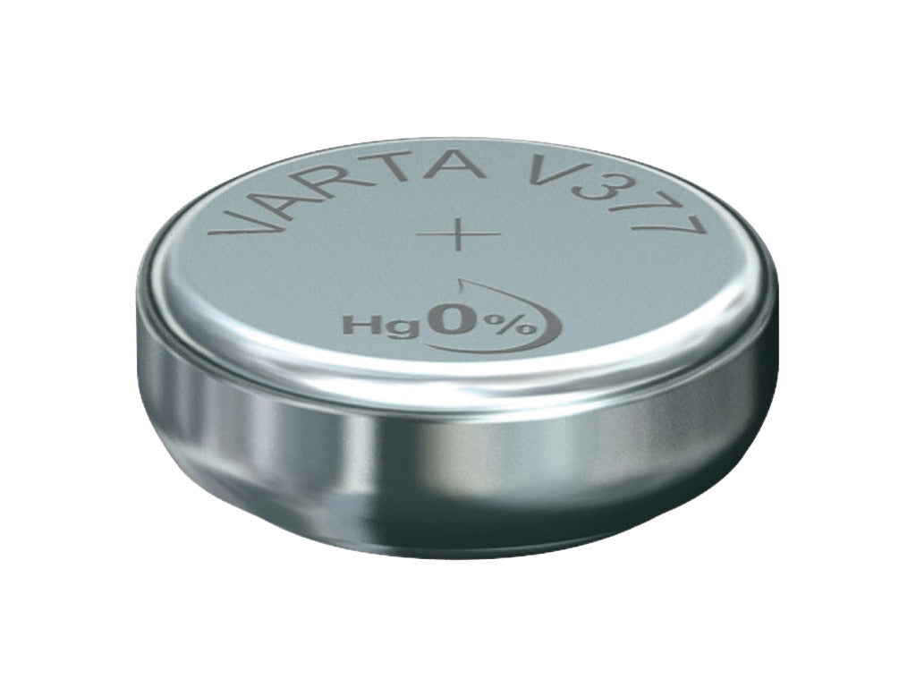 Varta v377 Knopfzellenbatterie Silber