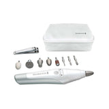 Remington man3000 reveal manicure-pedicureset met 12 hulpstukken zilver wit