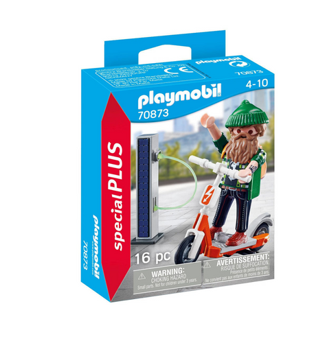 Playmobil Specials Hipster mit E-Scooter 70873