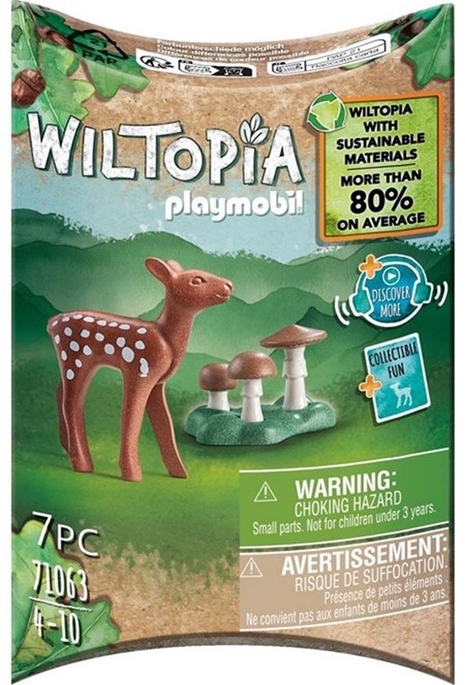 Playmobil Wiltopia Rehkitz. 7x12 cm