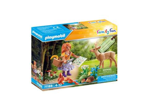 Playmobil-Familienspaß-Kräuterkundler mit Hirsch – 71188