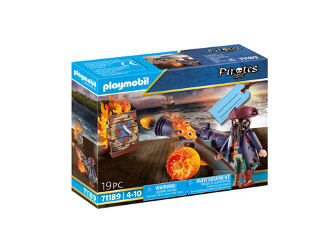 Playmobil-Geschenkset Pirat mit Kanone – 71189