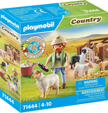 Playmobil Landjunger Hirte mit Schafen - 71444