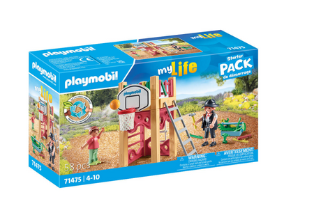 Playmobil-Starterpaket Zimmermann auf dem Weg zur Arbeit – 71475