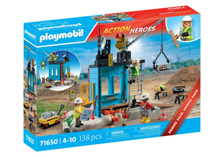 Playmobil action heroes bouwplaats