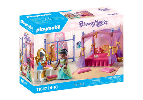 Playmobil Prinzessinnen-Zauberschlafzimmer mit Ankleidezimmer – 71847
