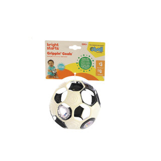 Oball Rassel Fußball schwarz und weiß | 3 Stück