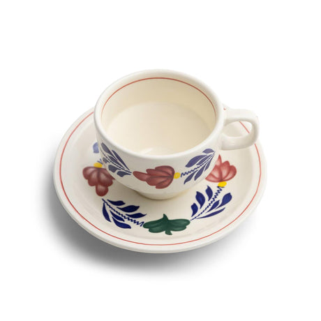 Boerenbont Tasse und Untertasse 0,2 l, Schachtel mit 6 Stück