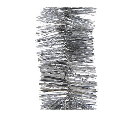 Decoris Lametta Girlande 270cm Silber