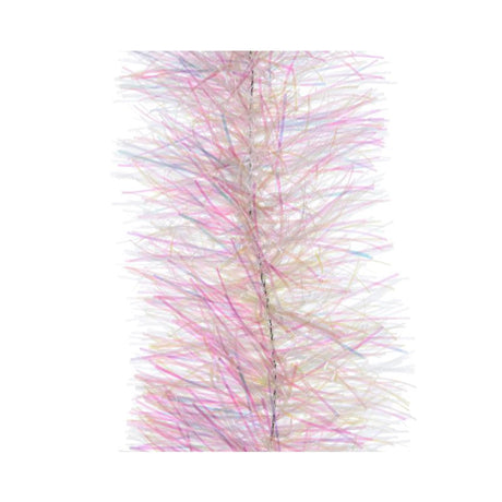 Decoris Weihnachtsbaumgirlande Lametta 7x270cm irisierend