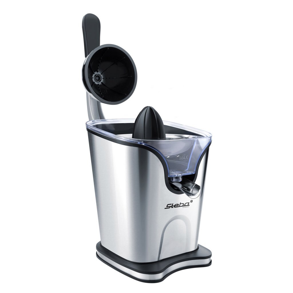 Steba ZP3 Zitruspresse Edelstahl schwarz