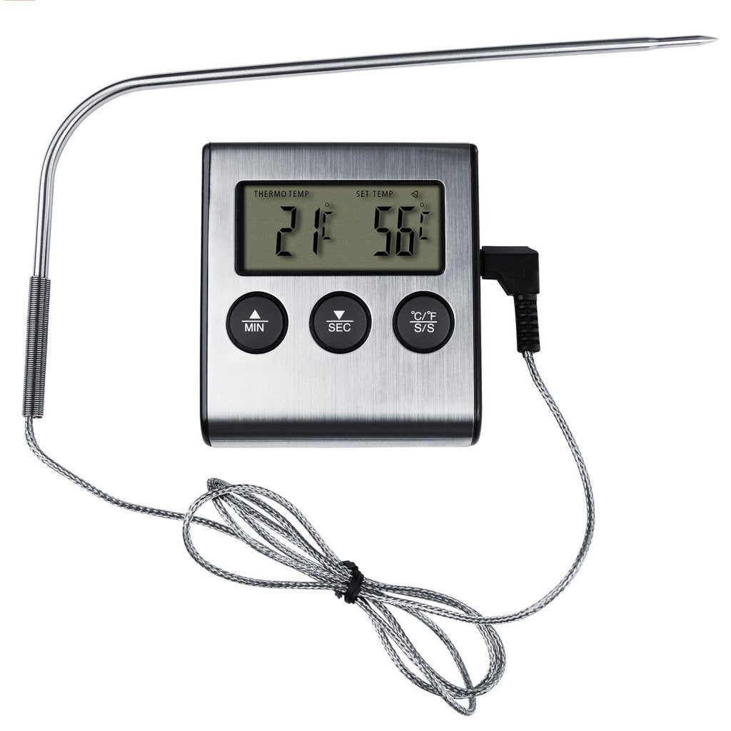 Steba ac11 digitales Bratenthermometer silber