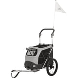 Trixie Dog Bike Cart falten grau