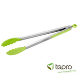 Tepro 8344 Grillzange Edelstahl grün
