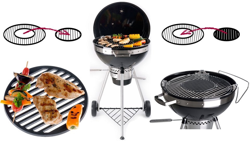 Tepro 8574 Gusseiseneinsatz Steakrost für 8569 Hauptgrillrost