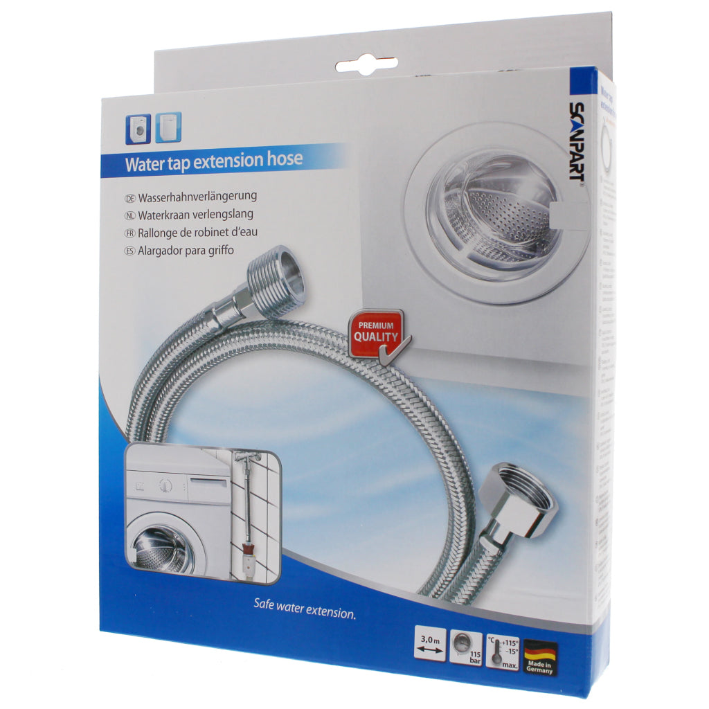 Scanpart Wasserhahn-Verlängerungsschlauch 3 m