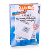 Scanpart M101DAE3 Microfleese Staubbeutel Daewoo SB90 4 Stück