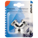Scanpart 1132710002 Y-Stück Versorgung 3 4 Zoll Metall