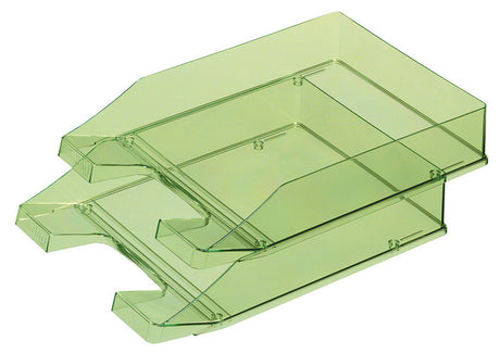 Han ha-1026-x-27 Briefablage A4 Standard transparent grün