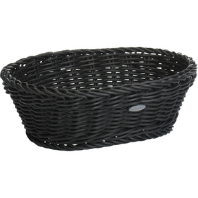Westmark saleen broodmand ovaal 26x19x8cm - zwart