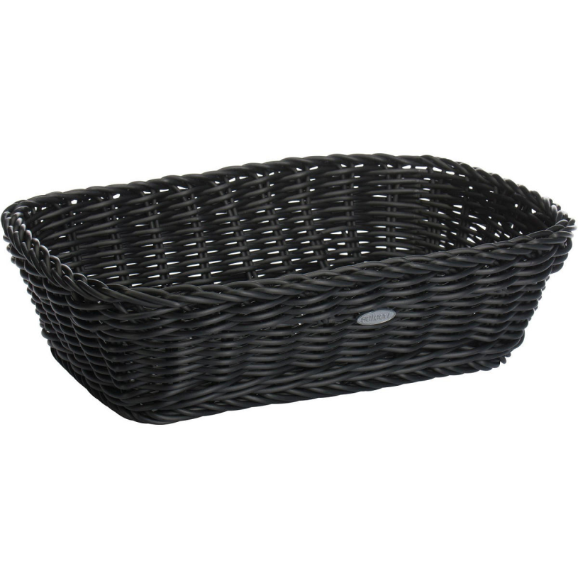Westmark saleen broodmand rechthoek 31x21x9cm - zwart