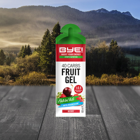 Tschüss! 40 Kohlenhydrate Fruchtgel Beere (Box mit 12 Stück)