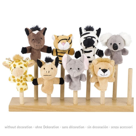 Goki Fingerpuppen-Set, wilde Tiere. 7,5-8,5 c