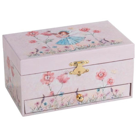 Goki Music Box Ballerina Blumen rosa