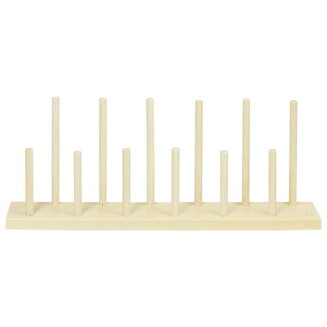 Holzdisplay für Fingerpuppen. 40x