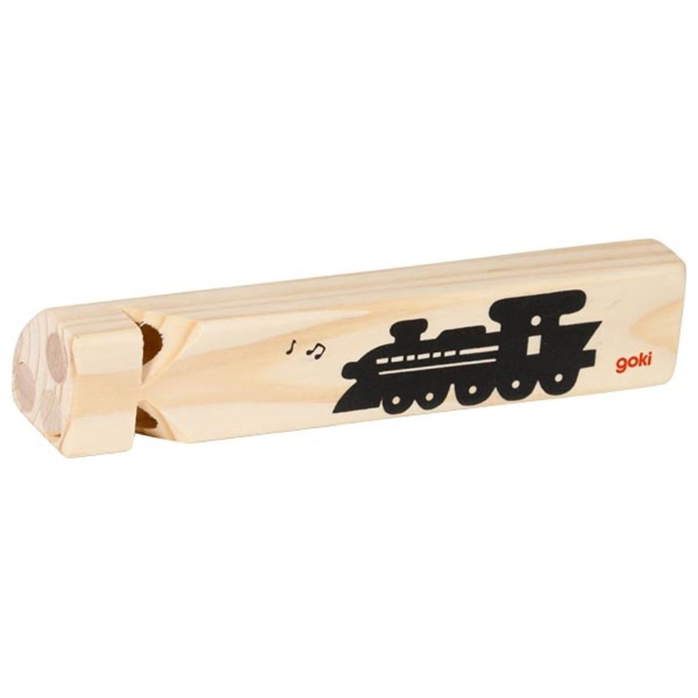 Goki Zugpfeife aus Holz. 18 cm. 3+