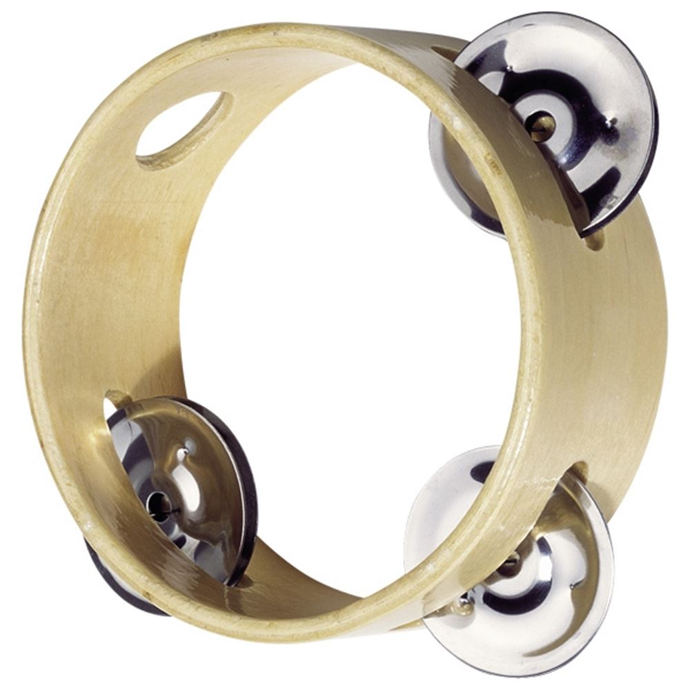 Tamboerijn met 3 bellen. 4,3x10,5 cm. 3+