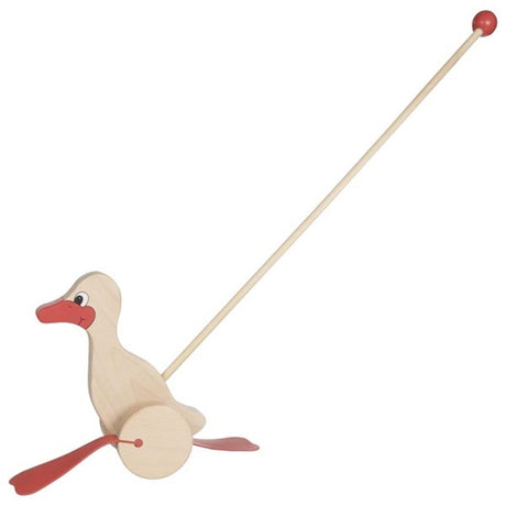 Goki Holzschub Figur Ente Natural