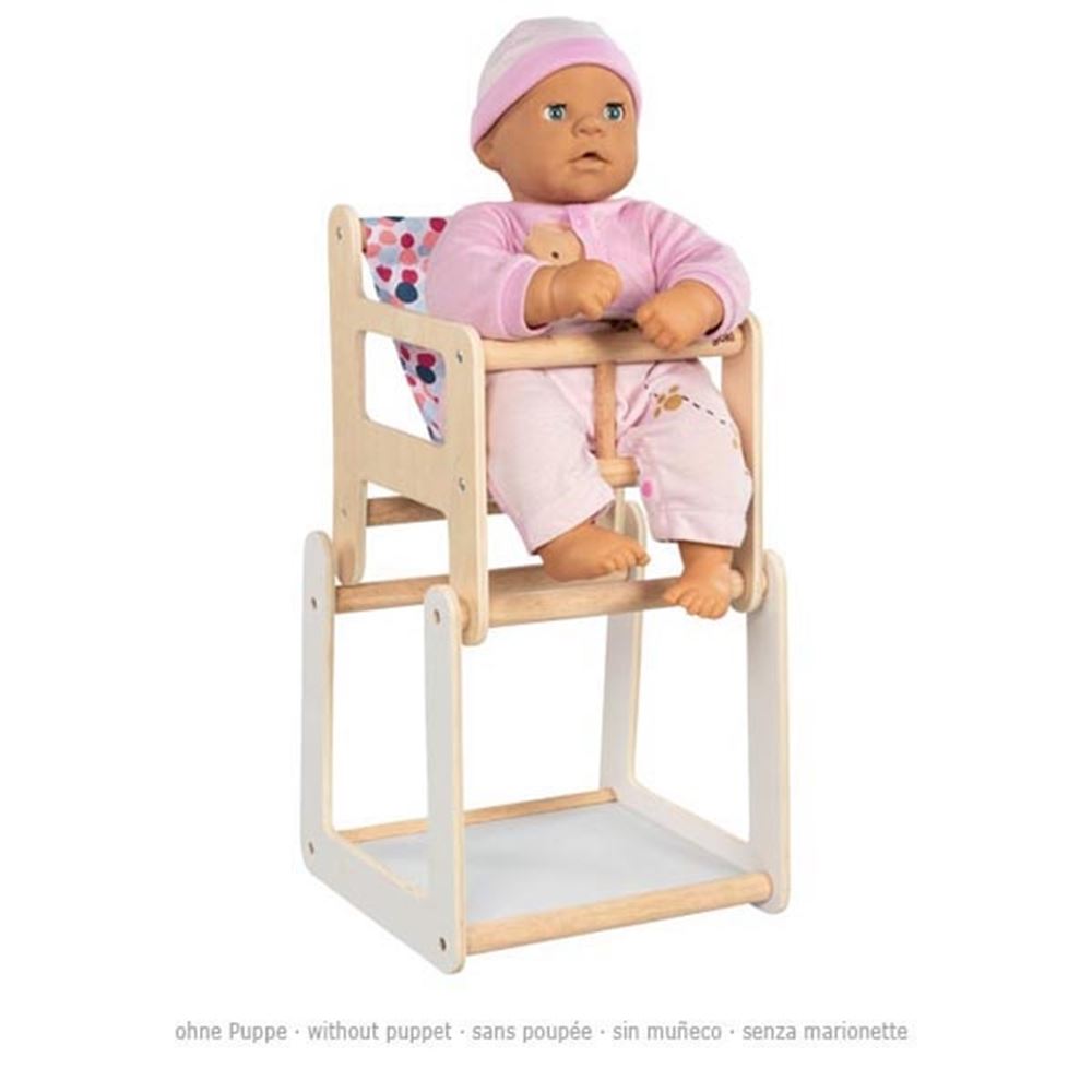 Goki Holzpuppenstuhl mit Tabelle 2in1