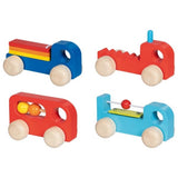 Goki -Holzfahrzeug mit Geräusch