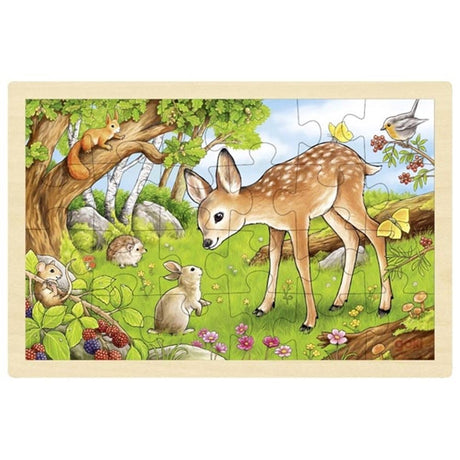 Goki Holzpuzzle -Puzzle -Hirsch, 24st.