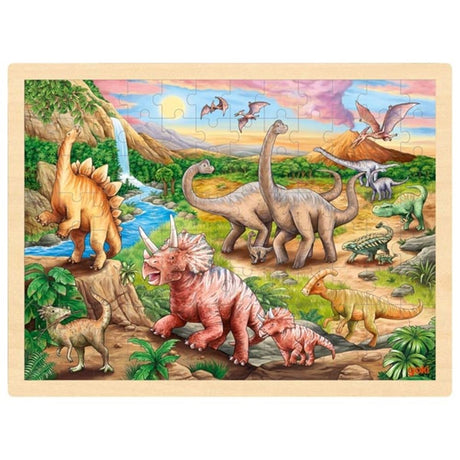 Goki-Puzzle-Dinosaurier. 96 Teile. 3+