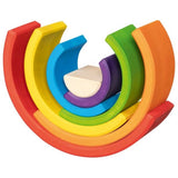 Goki -Holzbausteine ​​Regenbogen, 5dlg.
