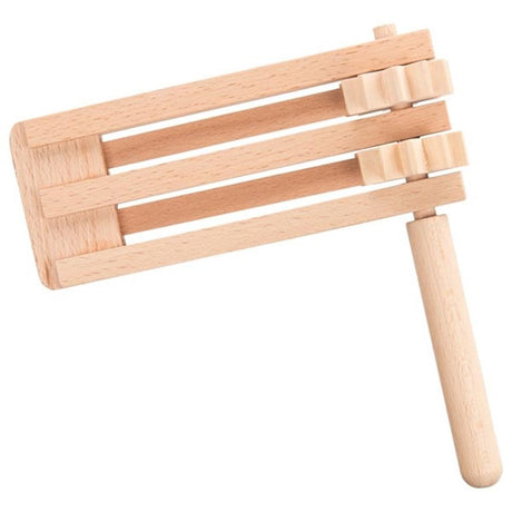 Goki Ratsche - doppelt - 15,5x1,5x9,5 cm - Holz - Musizieren